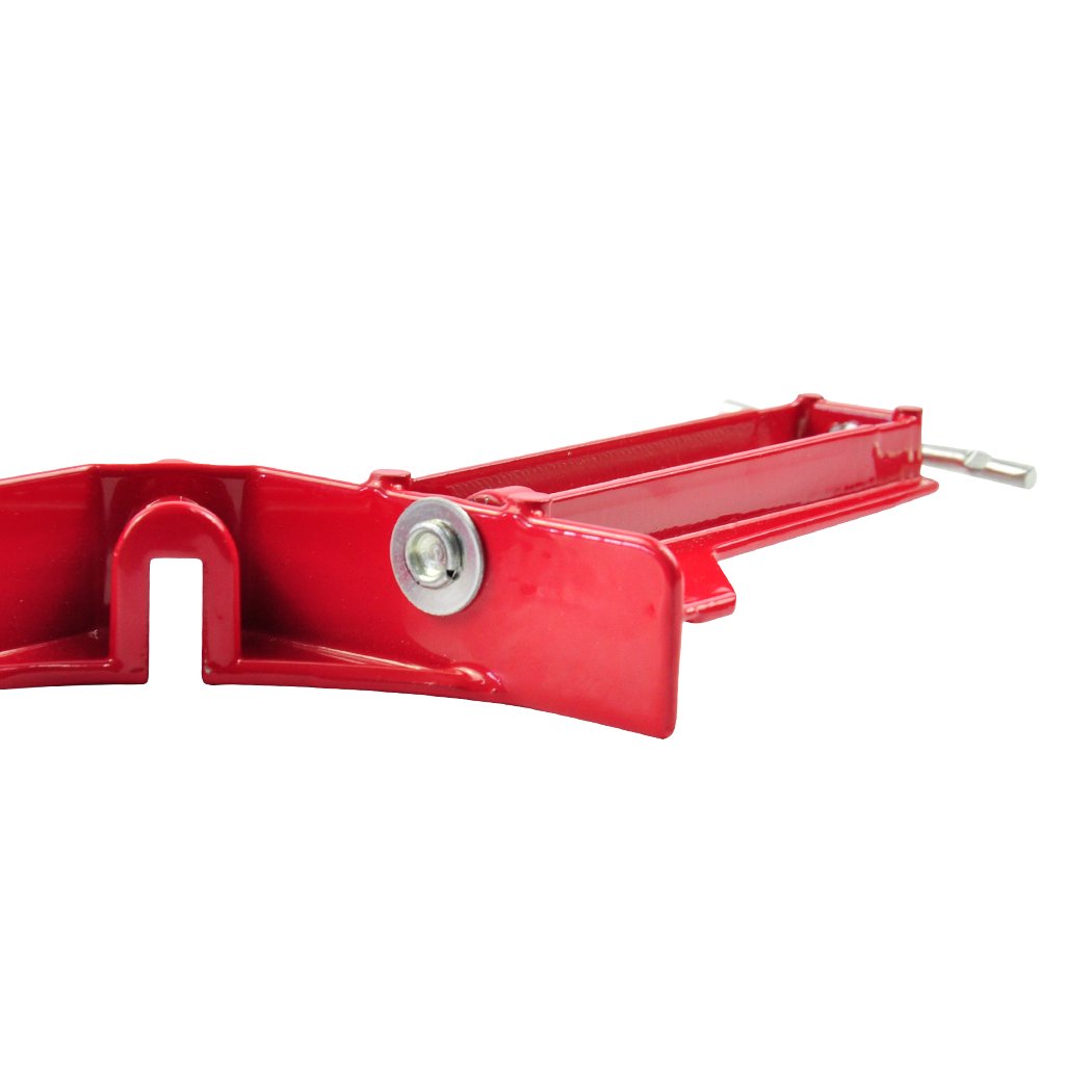 4-Piece Corner Clamp showcasing its durable zinc alloy construction and adjustable jaws for woodworking projects.