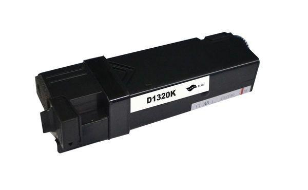 5 Star 1320 Black Premium Generic Toner cartridge designed for Dell printers, featuring a sleek black design and high-quality printing capabilities.