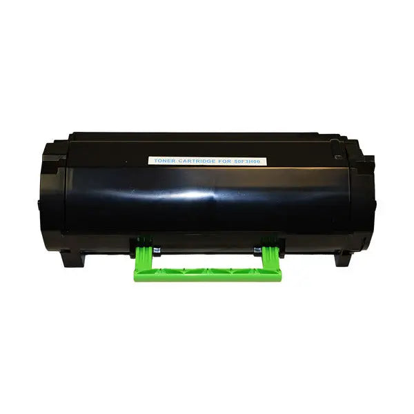 50F3H00 #503H Premium Generic Toner Cartridge in packaging, showcasing its sleek design and compatibility features.