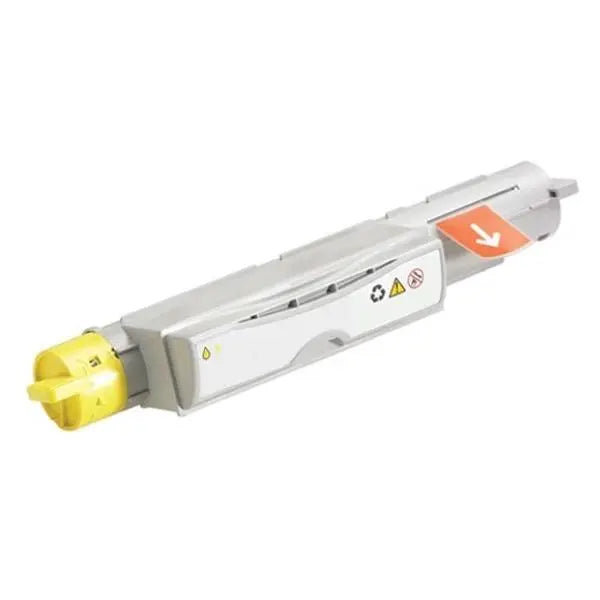 5110 Yellow Premium Generic Laser Toner Cartridge, designed for high-quality printing with vibrant yellow color output.