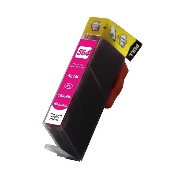 564XL Magenta Compatible Inkjet Cartridge showcasing vibrant color and quality design.