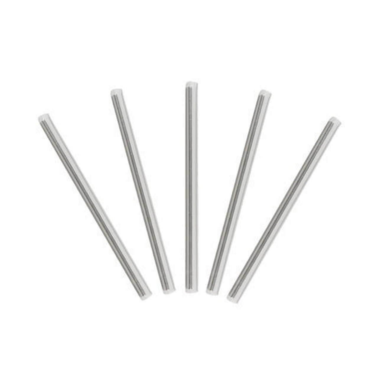 Pack of 100 durable 60mm splice protectors for fiber optic cables, ensuring secure connections.