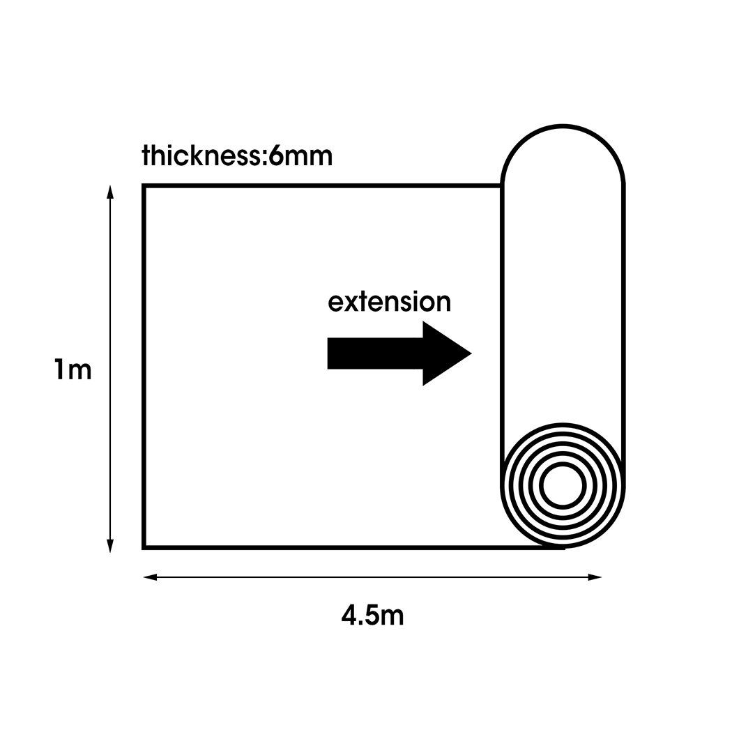 6mm Firewall Sound Deadener for cars, showcasing its flexible PVC and rubber foam material, designed for heat insulation and noise reduction.