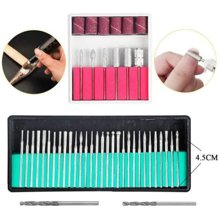 70pcs Mini Electric Speed Adjustable Engraving Pen set with various accessories for engraving and polishing.