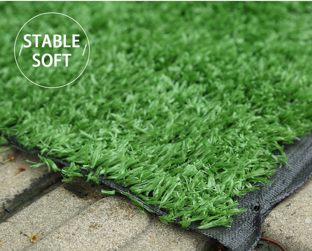 70SQM Artificial Grass Lawn Flooring in lush olive green, showcasing its realistic texture and thickness, perfect for outdoor spaces.