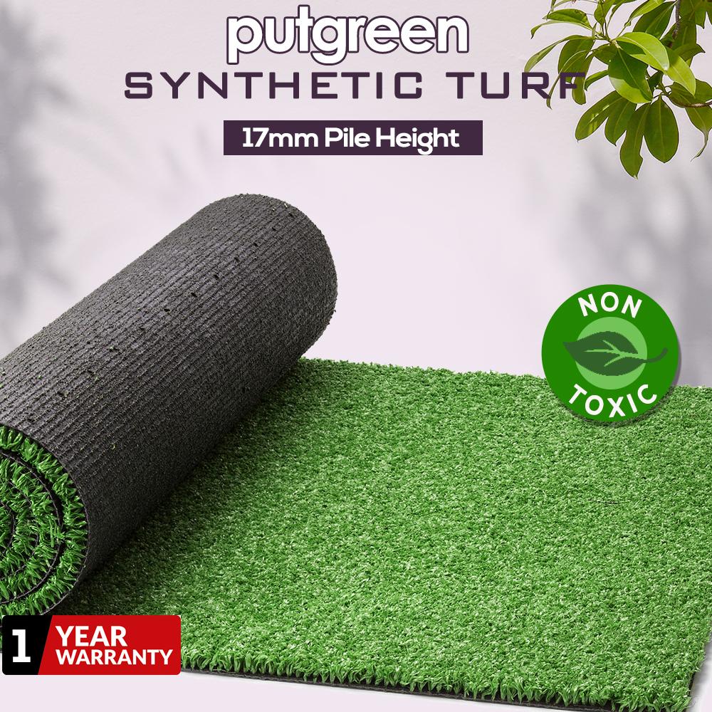 70SQM Artificial Grass Lawn Flooring in lush olive green, showcasing its realistic texture and thickness, perfect for outdoor spaces.