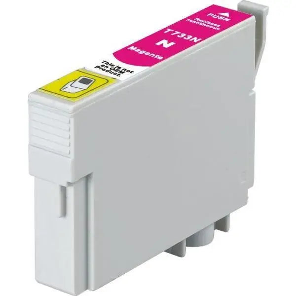 73N / T0733 Pigment Magenta Compatible Inkjet Cartridge with vibrant magenta ink for high-quality printing.