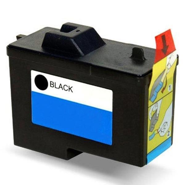 7Y743 Remanufactured Black Inkjet Cartridge, showcasing its sleek design and quality build.