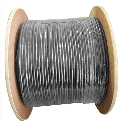 8WARE Cat6A Underground/External Cable Roll, 350m in black, designed for high-speed networking and outdoor installations.