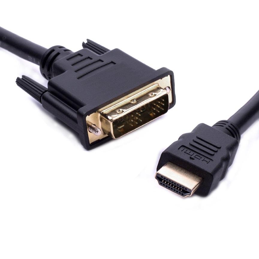 8WARE High Speed HDMI to DVI-D Cable, 1.8m length, male to male connectors, ideal for high-quality video connections.