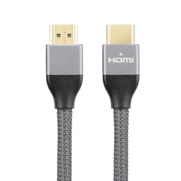 8WARE Premium HDMI 2.0 Cable 1m with 19 pins Male to Male connectors, showcasing high-speed performance and 24K gold plating.