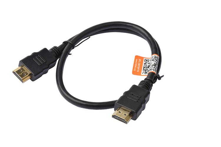 8WARE Premium HDMI Certified Cable 0.5m with gold-plated connectors, designed for high-definition audio and video performance.