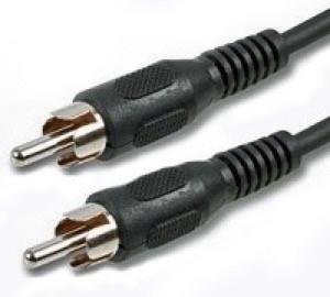 8WARE RCA Male to Male 2m cable with shielded connectors, ideal for audio and video connections.