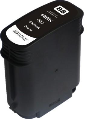 88XL Bk C9396A compatible inkjet cartridge showcasing its sleek design and quality components.