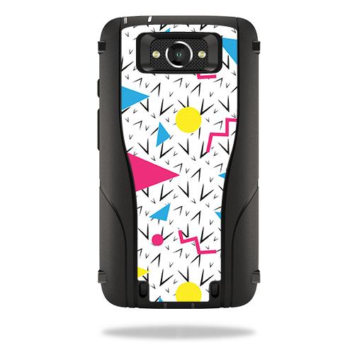 90s Fun MightySkin for OtterBox Defender Motorola Droid Turbo, showcasing vibrant design and premium vinyl material.