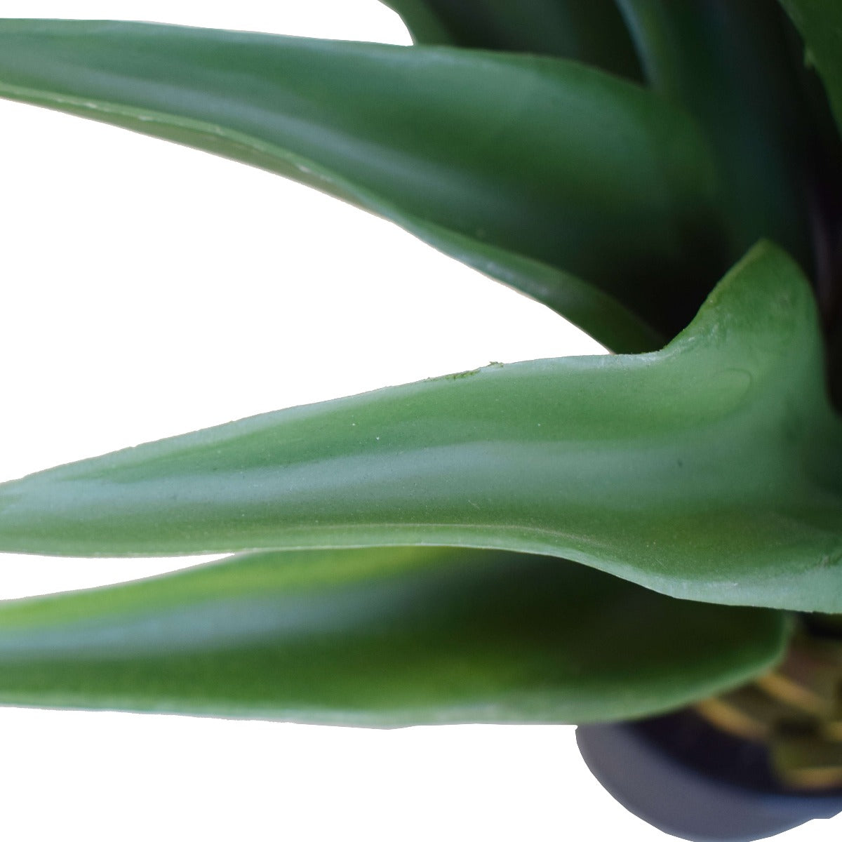 A realistic 60cm artificial Agave plant in a decorative pot, showcasing vibrant green leaves and intricate details.