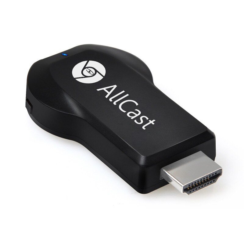 Black AllCast HDMI streaming device.