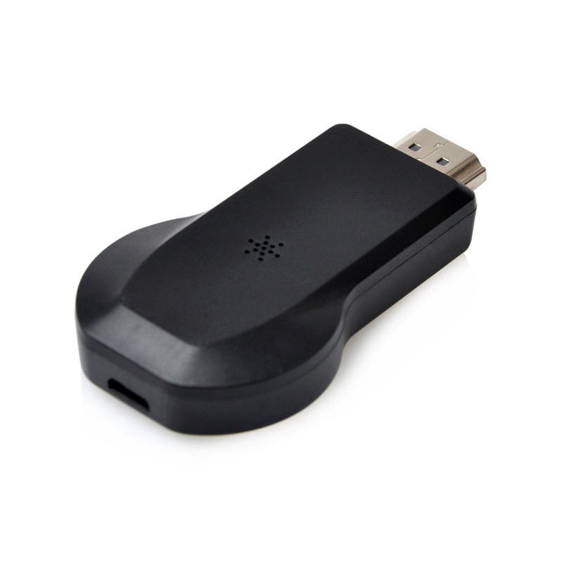 Black HDMI streaming media dongle.