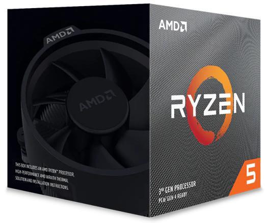 AMD Ryzen 5 3600XT processor showcasing its sleek design and advanced technology features.