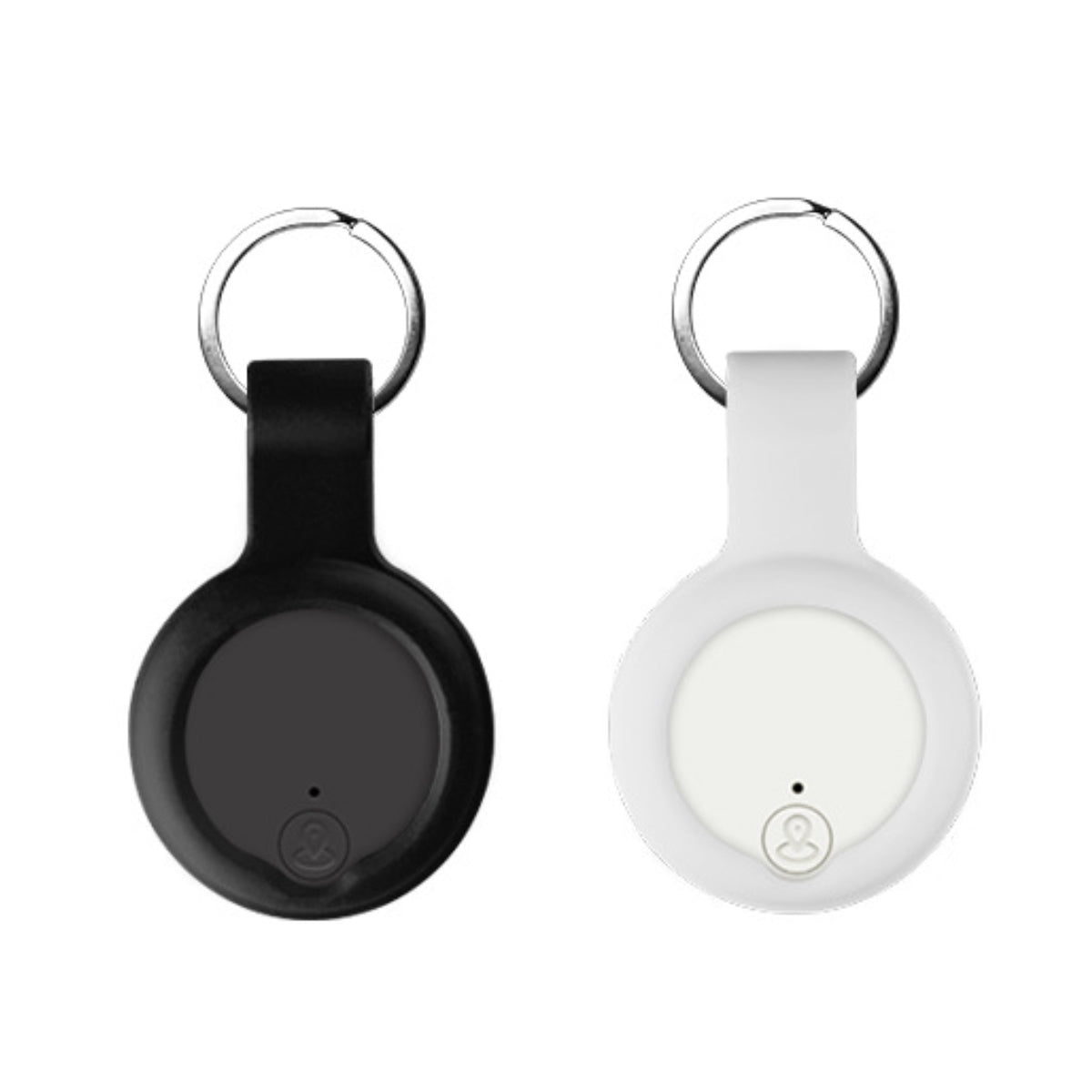 Two Anti Lost Devices in various colors, designed to help locate lost items easily with a remote transmitter.