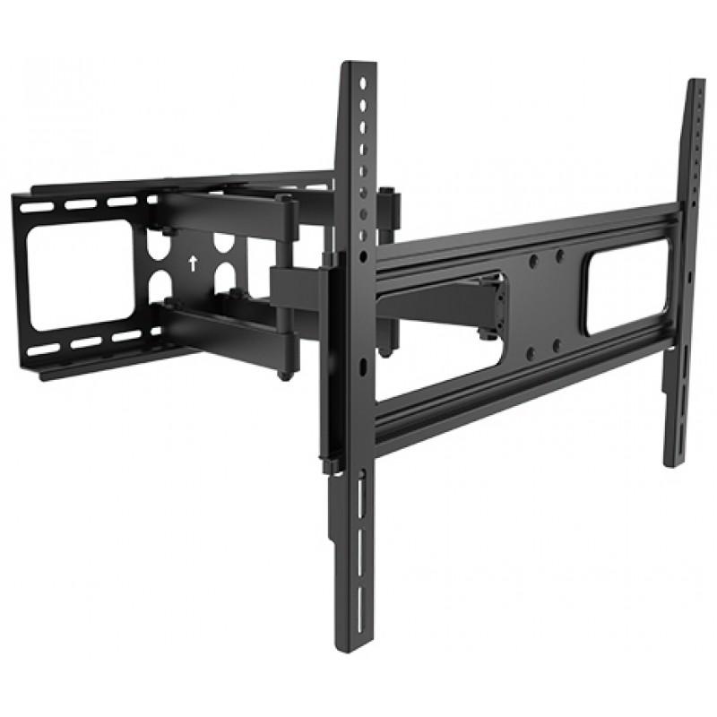 Articulated TV Wall Mount Bracket designed for 40" to 70" TVs, showcasing its dual-arm full-motion capabilities and integrated cable management.