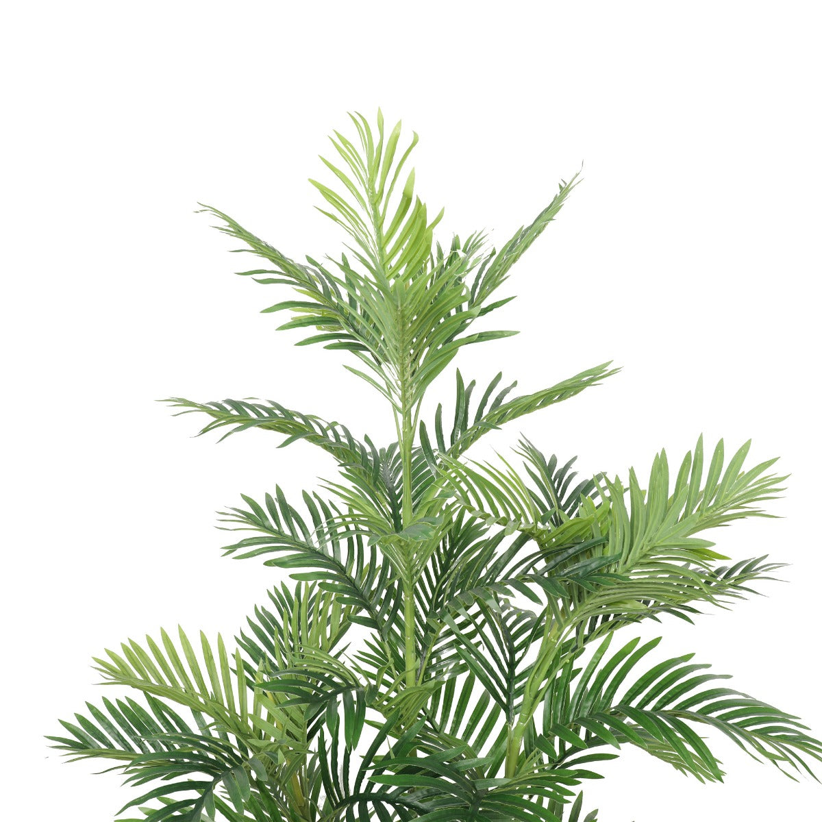 180cm Artificial Potted Multi-trunk Fan Palm with lush green foliage, perfect for indoor decoration.