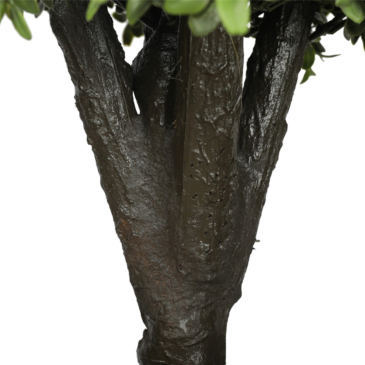 150cm high artificial topiary tree with two faux boxwood balls, perfect for indoor and outdoor decoration.