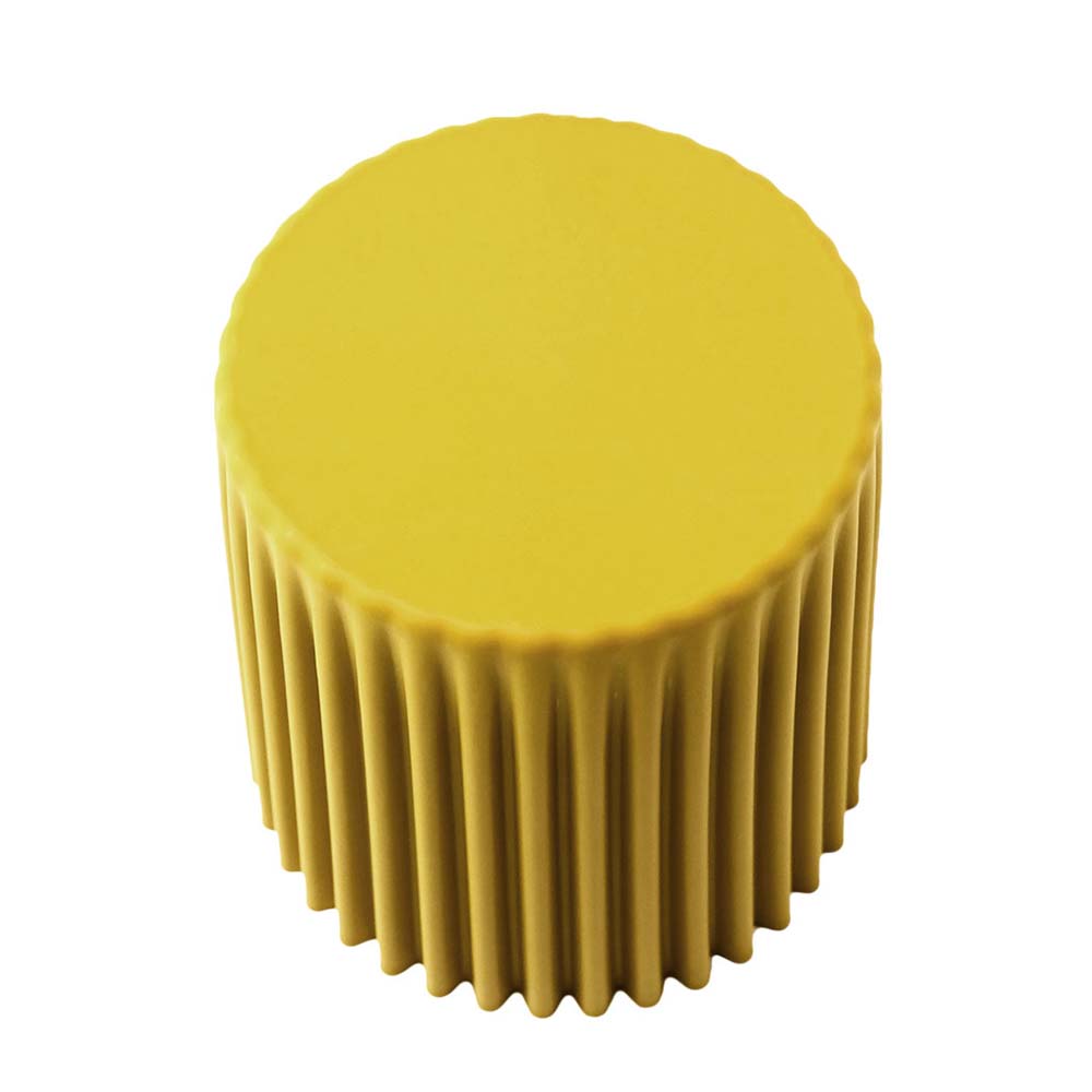 ArtissIn Set of 2 Cupcake Stools in vibrant yellow, showcasing modern design and sturdy construction, perfect for indoor and outdoor use.