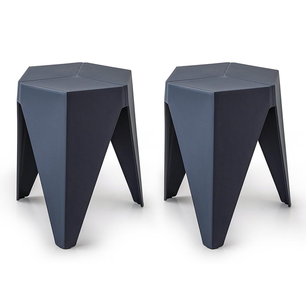 ArtissIn Set of 2 Puzzle Stools in vibrant colors, showcasing modern design and sturdy construction, perfect for indoor and outdoor use.