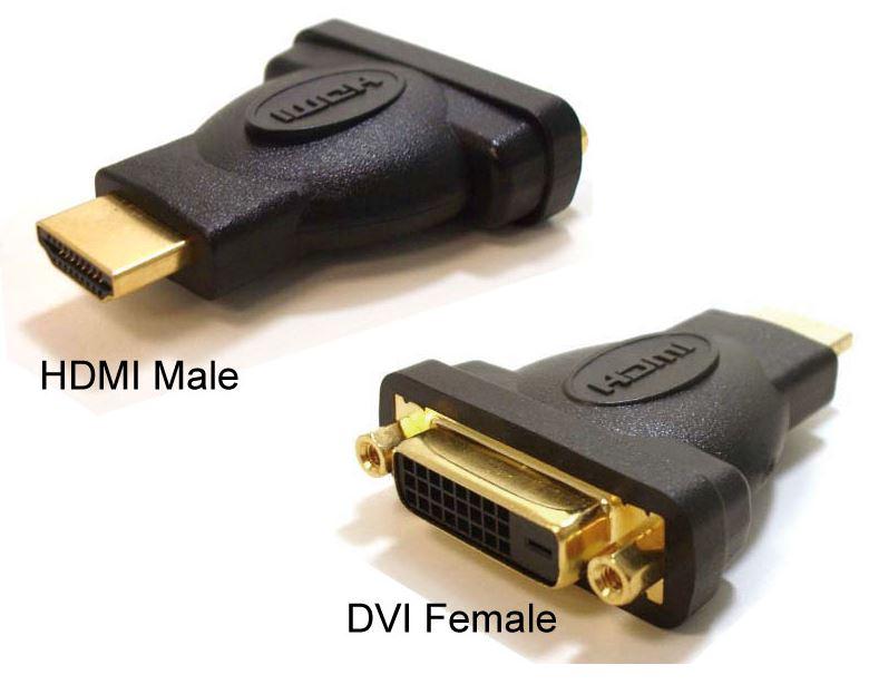 ASTROTEK HDMI to DVI-D Adapter Converter Male to Female, compact design for seamless connectivity.