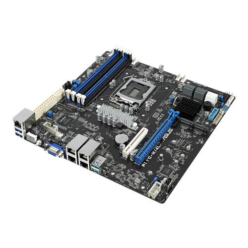 ASUS P11C-M/4L Workstation Motherboard with LGA1151 socket and multiple expansion slots.