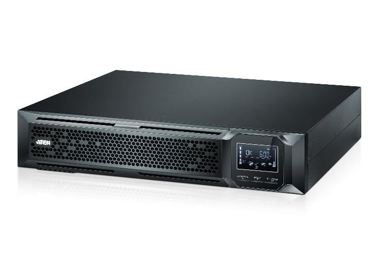 ATEN 1500VA/1500W Professional Online UPS with 8 IEC C13 outlets and USB/DB9 connection, designed for reliable power protection.