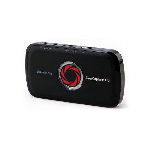 AVERMEDIA GL310 Live Gamer Portable Lite Capture device with HDMI input and output ports, compact design for easy portability.