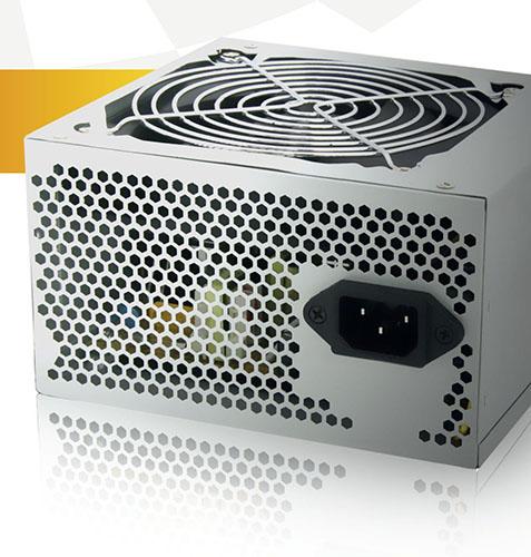 AYWUN 800W Retail ATX PSU with 120mm fan, showcasing connectors and sleek design.