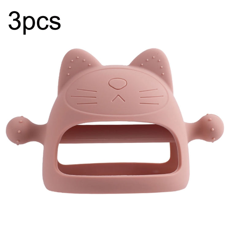 Baby Anti-eating Hand Cover made of soft liquid silicone, designed for teething relief and preventing hand biting.