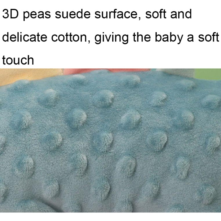 Baby Sleep Comfort Doll, a soft plush toy designed for infants, featuring a teether and 3D peas suede material for comfort.