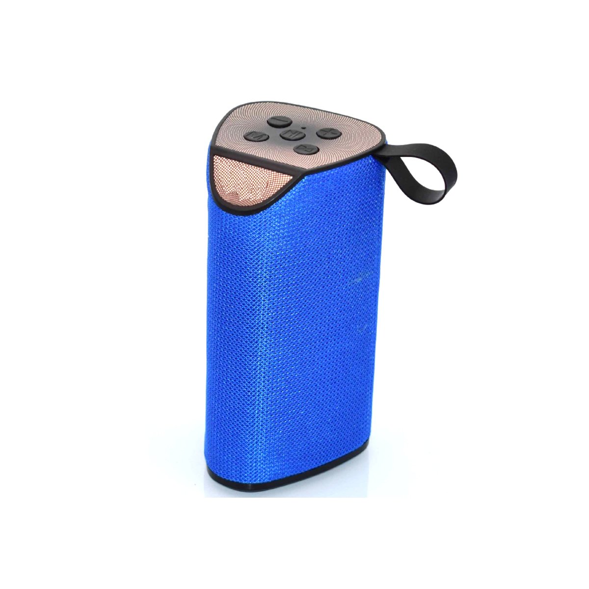 Bass Booster Bluetooth Speaker in vibrant colors with a sleek design, showcasing its portability and built-in handle.