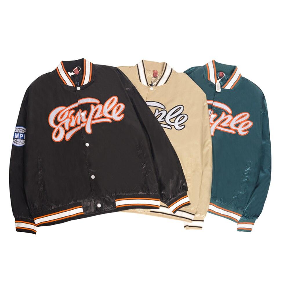 Men's vintage baseball jacket featuring letter embroidery and patchwork design, perfect for autumn streetwear.