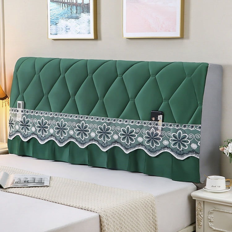 Bedside All-Inclusive Anti-Collision Quilted Thick Fabric Protective with padded design and side storage pockets.