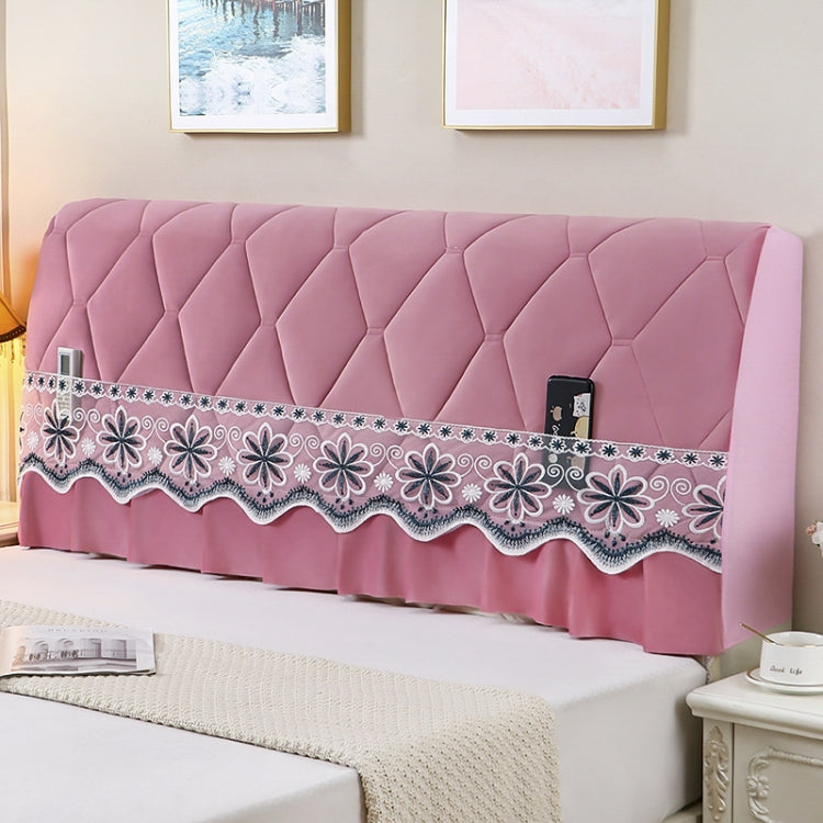 Bedside All-Inclusive Anti-Collision Quilted Thick Fabric Protective with storage pockets and padded design, ideal for bedroom safety and comfort.