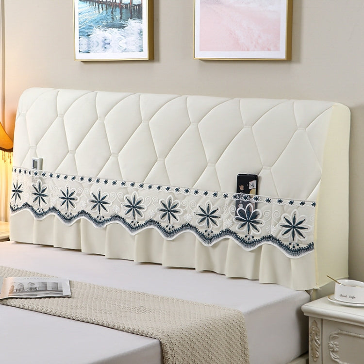 Bedside All-Inclusive Anti-Collision Quilted Thick Fabric Protective with padded design and side storage pockets, perfect for comfort and safety.