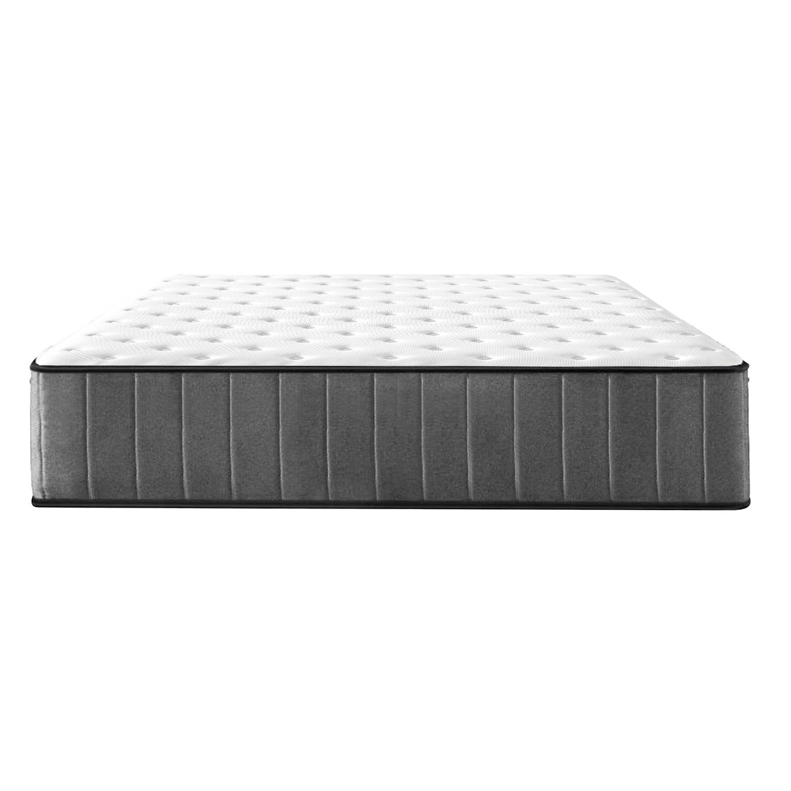 Belgium Knit Eurotop Spring Mattress in double size, showcasing its plush surface and pocket spring design for optimal comfort and support.