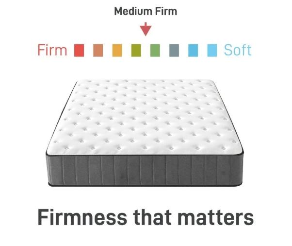 Belgium Knit Eurotop Spring Mattress in double size, showcasing its plush surface and pocket spring design for optimal comfort and support.