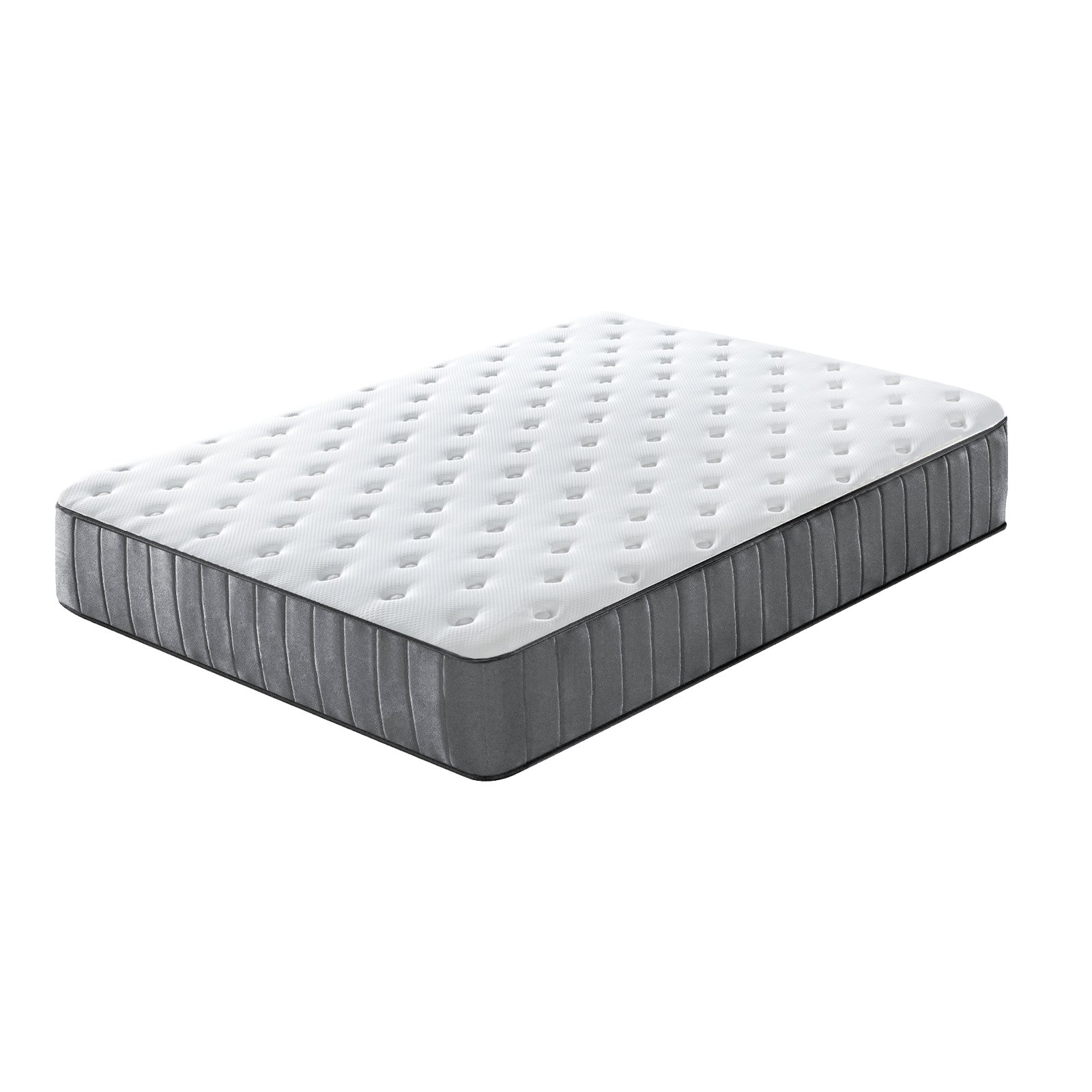 Belgium Knit Eurotop Spring Mattress in double size, showcasing its plush surface and pocket spring design for optimal comfort and support.