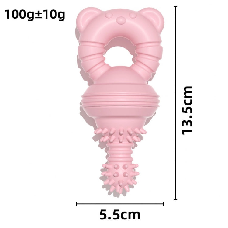 BG5057 Nipple Shape Pet Teething Glue Stick in green, designed for dogs to chew and clean teeth, featuring a unique pacifier shape.