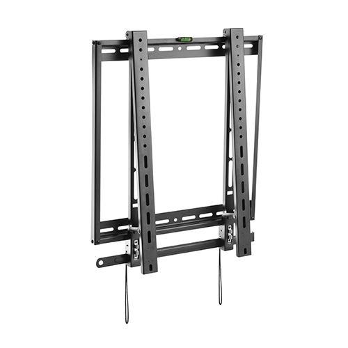 Brateck Portrait Screen Wall Mount for 45''-70'' flat screens, showcasing its sturdy design and anti-theft features.