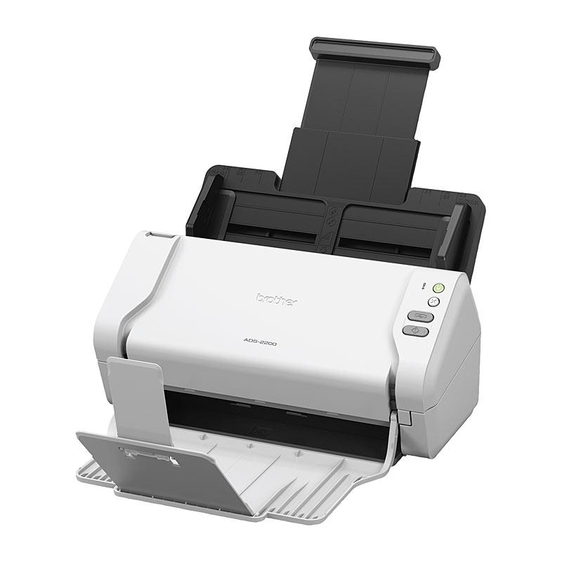 BROTHER 2200 Document Scanner showcasing its compact design and user-friendly interface.