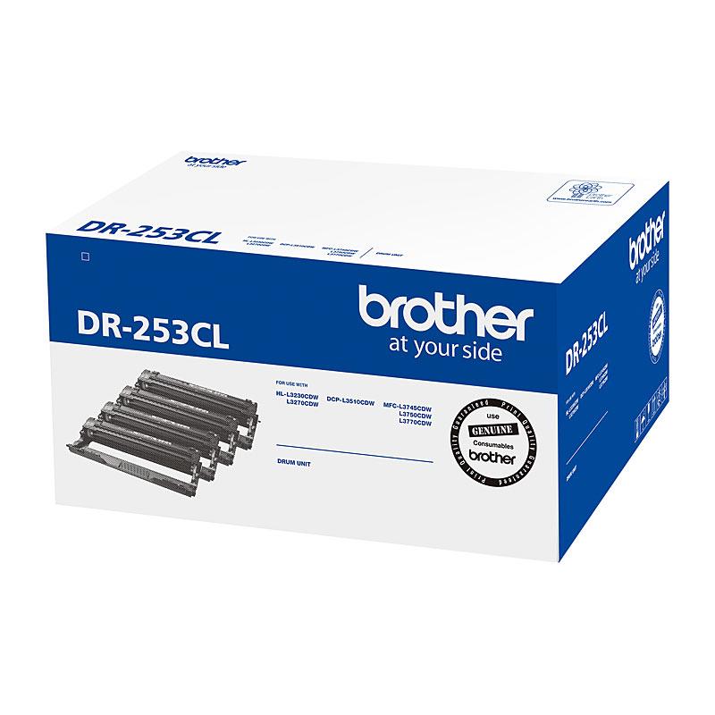 BROTHER DR253CL Drum Unit showcasing its sleek design and packaging, ideal for high-volume printing.