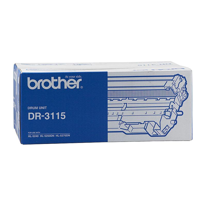 BROTHER DR3115 Drum Unit, a high-capacity toner cartridge designed for Brother printers, showcasing its sleek design and packaging.