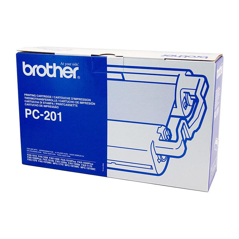 BROTHER PC201 Cartridge, a genuine toner cartridge designed for Brother printers, yielding 450 pages with high-quality print results.